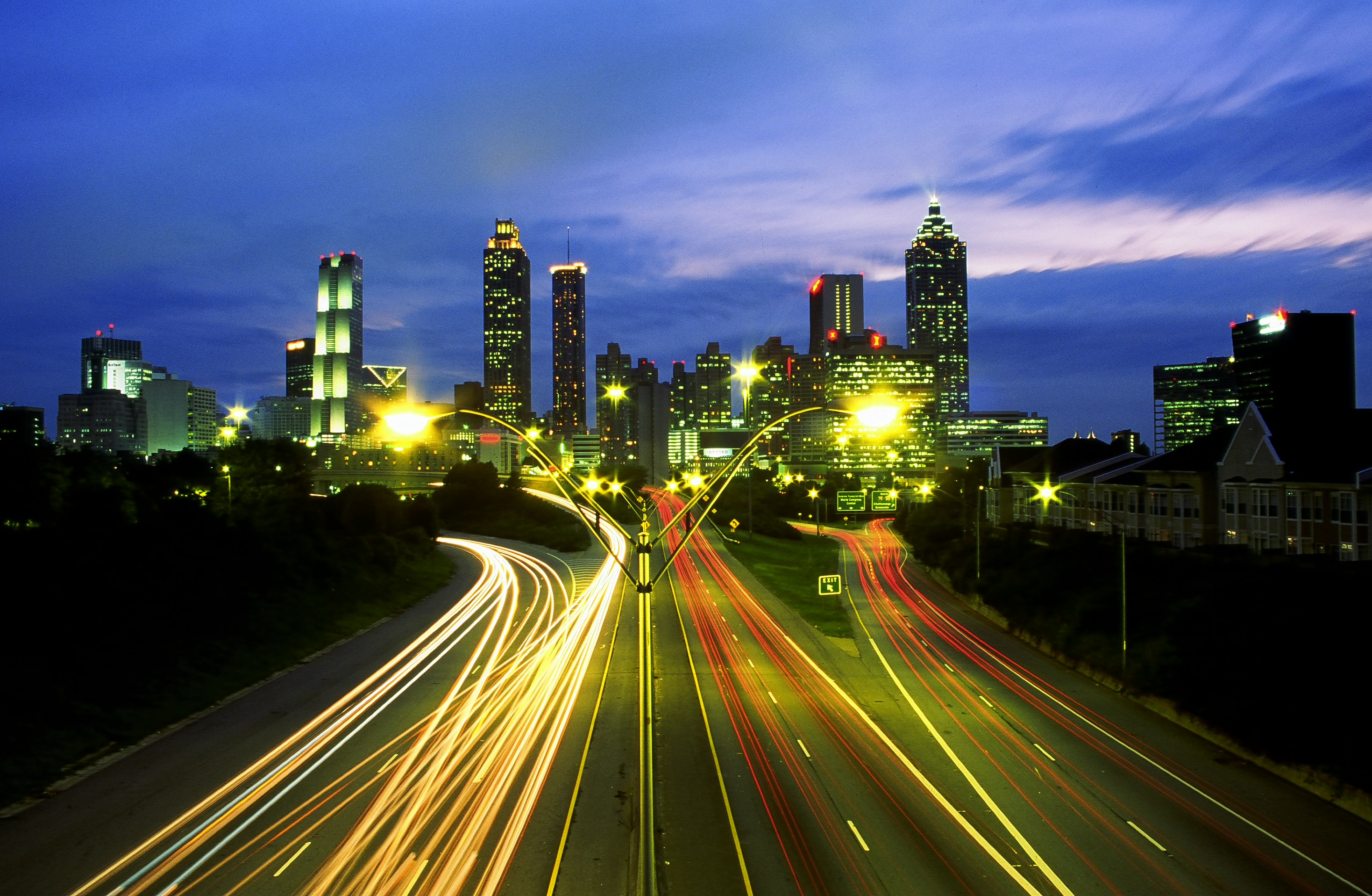 Atlanta Skyline_Evening - FALLON DESIGN & PHOTOGRAPHY